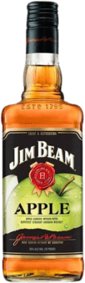 18,95 € Envío gratis | Whisky Bourbon Jim Beam Apple Botella 70 cl