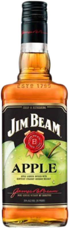 19,95 € Spedizione Gratuita | Whisky Bourbon Jim Beam Apple Bottiglia 70 cl