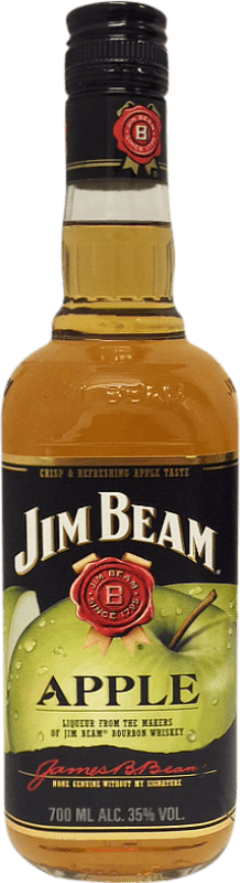 19,95 € Free Shipping | Bourbon Whisky Jim Beam United States 70 cl Apple