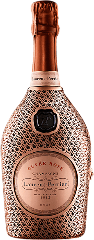 166,95 € Бесплатная доставка | Розовое игристое вино Laurent Perrier Chaqueta de Metal Cuvée, Rosé — Розе A.O.C. Champagne шампанское Франция Pinot Noir — Пино Нуар 75 cl