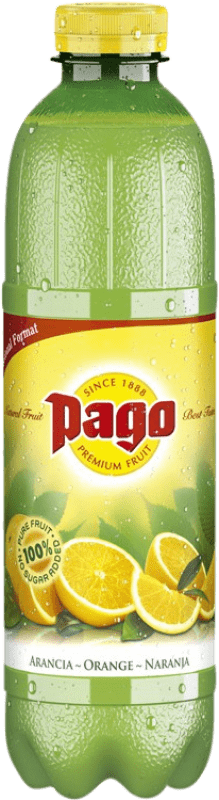 3,95 € Free Shipping | Soft Drinks & Mixers Zumos Pago Naranja PET Bottle 1 L