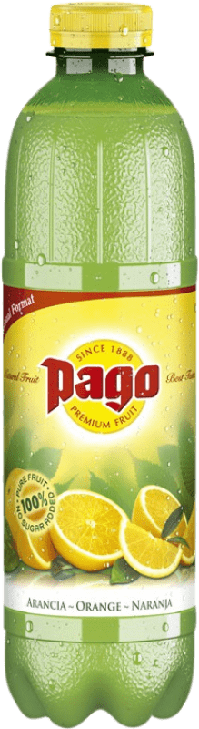 4,95 € Envio grátis | Refrigerantes Zumos Pago Espanha 1 L PET Naranja — Laranja