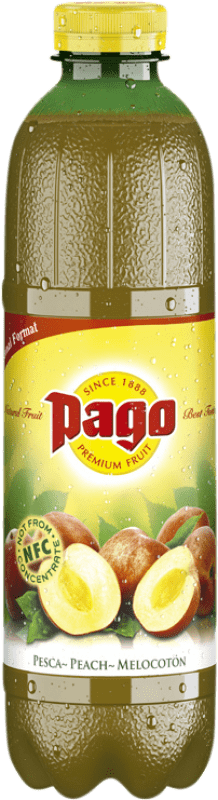 3,95 € Бесплатная доставка | Напитки и миксеры Zumos Pago Melocotón PET Испания бутылка 1 L
