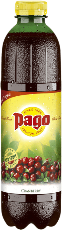 7,95 € Free Shipping | Soft Drinks Zumos Pago Spain 1 L PET Cranberry — Cranberries