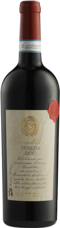 22,95 € 免费送货 | 红酒 Bottega Venedika I.G.T. Venezia 意大利 Merlot, Raboso 瓶子 75 cl