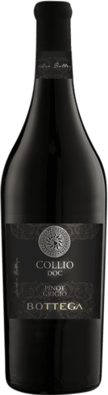 14,95 € 免费送货 | 红酒 Bottega Pinot Grigio D.O.C. Collio Goriziano-Collio 意大利 Pinot Grey 瓶子 75 cl