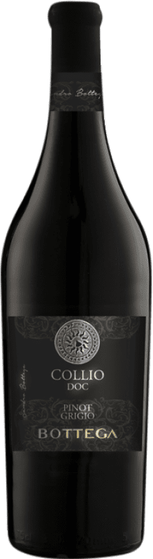 15,95 € Spedizione Gratuita | Vino Rosso Bottega D.O.C. Collio Italia Pinot Grigio Bottiglia 75 cl