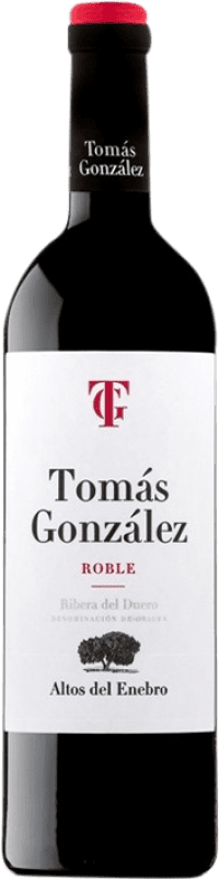 6,95 € Kostenloser Versand | Rotwein Altos del Enebro Tomás González Eiche D.O. Ribera del Duero Kastilien und León Spanien Tempranillo Flasche 75 cl