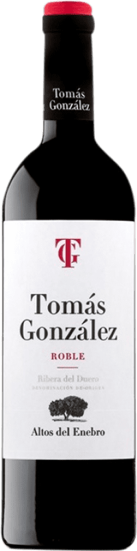 6,95 € Envío gratis | Vino tinto Altos del Enebro Tomás González Roble D.O. Ribera del Duero Castilla y León España Tempranillo Botella 75 cl