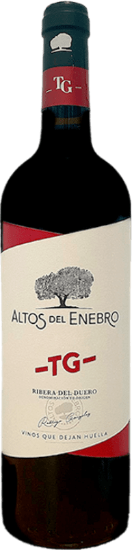 6,95 € Spedizione Gratuita | Vino Rosso Altos del Enebro Tomás González D.O. Ribera del Duero Castilla y León Spagna Tempranillo 75 cl