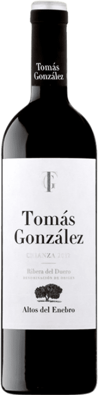 14,95 € Envío gratis | Vino tinto Altos del Enebro Tomás González Crianza D.O. Ribera del Duero Castilla y León España Tempranillo Botella 75 cl