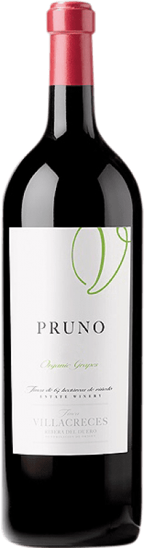29,95 € Envio grátis | Vinho Tinto Finca Villacreces Pruno D.O. Ribera del Duero Castela e Leão Espanha Eco Biológico Garrafa Magnum 1,5 L