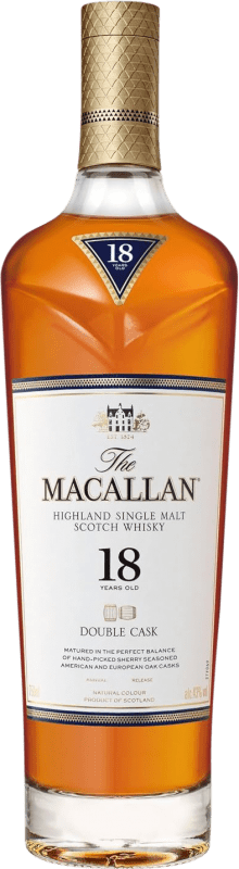 377,95 € Envio grátis | Whisky Single Malt Macallan Double Cask Reino Unido 18 Anos Garrafa 70 cl