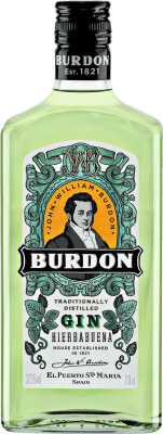 19,95 € 免费送货 | 金酒 Caballero Burdon Hierbabuena Gin 安达卢西亚 西班牙 瓶子 70 cl