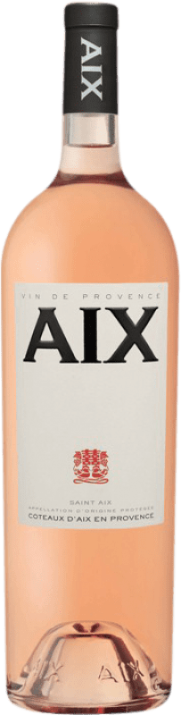 32,95 € Envoi gratuit | Vin Mousseux Rosé Saint Aix A.O.C. Coteaux d'Aix-en-Provence Provence France Garnacha — Grenache, Cabernet Sauvignon, Cariñena — Carignan, Cinsault Bouteille Magnum 1,5 L