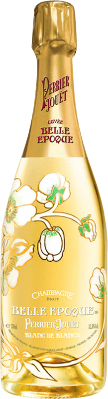 492,95 € Envio grátis | Espumante branco Perrier-Jouët Belle Epoque Blanc de Blancs A.O.C. Champagne Champagne França Chardonnay Garrafa 75 cl