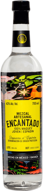 48,95 € Kostenloser Versand | Mezcal Los Danzantes Encantado Artesanal — Handgemacht Mexiko 70 cl
