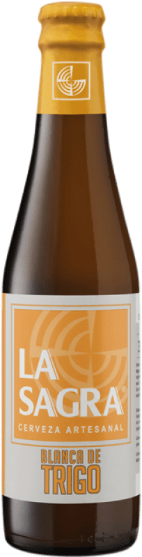 41,95 € Envoi gratuit | Boîte de 24 unités Bière La Sagra Blanca de Trigo Espagne Bouteille Tiers 33 cl