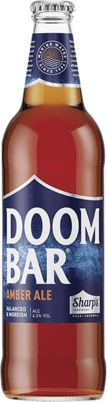 16,95 € 免费送货 | 盒装8个 啤酒 La Sagra Doom Bar Ale, Amber — 琥珀色 西班牙 中瓶装 50 cl