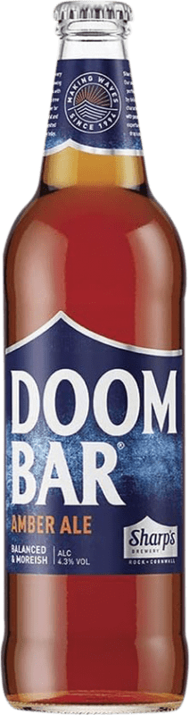 35,95 € Бесплатная доставка | Коробка из 8 единиц Пиво La Sagra Doom Bar Amber Ale бутылка Medium 50 cl