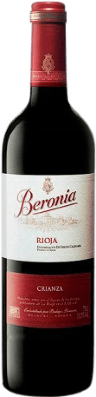 4,95 € Spedizione Gratuita | Vino Rosso González Byass Beronia Crianza — Invecchiato in Botte D.O.Ca. Rioja La Rioja Spagna Tempranillo, Garnacha — Grenache Bottiglietta 25 cl