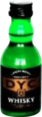 2,95 € Spedizione Gratuita | Whisky Blended DYC Spagna 8 Anni Bottiglia Miniatura 5 cl