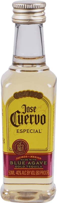 4,95 € Бесплатная доставка | Текила José Cuervo Especial миниатюрная бутылка 5 cl