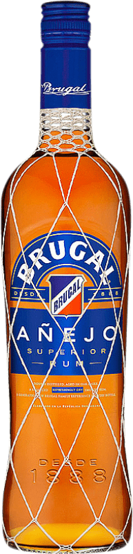 10,95 € Бесплатная доставка | Ром Brugal Añejo — Выдержанный Доминиканская Респблика Полубутылка 37 cl