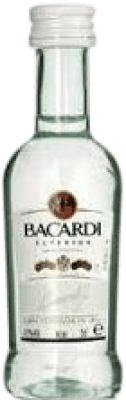 2,95 € 免费送货 | 朗姆酒 Bacardí 巴哈马 微型瓶 5 cl