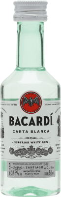 2,95 € Spedizione Gratuita | Rum Bacardí Bahamas Bottiglia Miniatura 5 cl