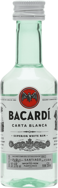 2,95 € Бесплатная доставка | Ром Bacardí Багамские о-ва Мини-бутылка 5 cl