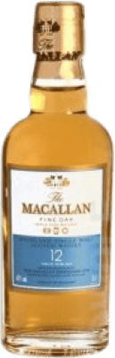 13,95 € Envío gratis | Whisky Single Malt Macallan Double Cask Reino Unido 12 Años Botellín Miniatura 5 cl