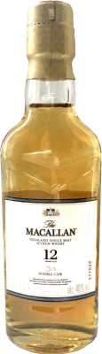 13,95 € Spedizione Gratuita | Whisky Single Malt Macallan Double Cask — Doppia Botte Regno Unito 12 Anni Bottiglietta Mignon 5 cl