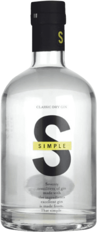 27,95 € Spedizione Gratuita | Gin Francoli Simple Gin Bottiglia 70 cl