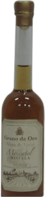 2,95 € Spedizione Gratuita | Vino Dolce SyS Grano de Oro D.O. Alicante Comunità Valenciana Spagna Moscatel — Moscato Bottiglietta Mignon 10 cl