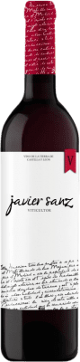15,95 € Envío gratis | Vino Tinto Javier Sanz D.O. Rueda Castilla y León España Bruñal 75 cl