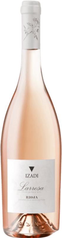 62,95 € Envio grátis | Espumante rosé Izadi Larrosa D.O.Ca. Rioja La Rioja Espanha Grenache Garrafa Jéroboam-Duplo Magnum 3 L