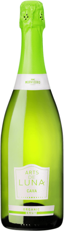 6,95 € Envío gratis | Espumoso Blanco Murviedro Arts de Luna Brut Nature D.O. Cava Comunidad Valenciana España Macabeo Organic — Ecológico Botella 75 cl