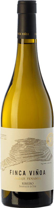 27,95 € Бесплатная доставка | Белое вино Finca Viñoa Paraje Penaboa D.O. Ribeiro Галисия Испания Godello, Loureiro, Treixadura, Albariño бутылка 75 cl