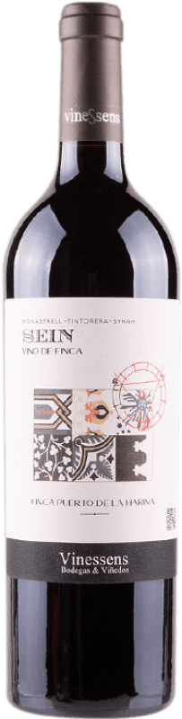 14,95 € Envío gratis | Vino tinto Vinessens Sein D.O. Alicante Comunidad Valenciana España Syrah, Monastrell Botella 75 cl