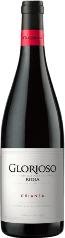 34,95 € Бесплатная доставка | Красное вино Palacio Glorioso старения D.O.Ca. Rioja Ла-Риоха Испания Tempranillo Специальная бутылка 5 L