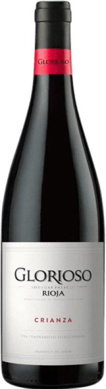 36,95 € Free Shipping | Red Wine Palacio Glorioso Crianza — Aged D.O.Ca. Rioja The Rioja Spain Tempranillo Special Bottle 5 L