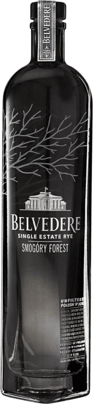 67,95 € 免费送货 | 伏特加 Belvedere Diamond Single Estate Rye Smogóry Forest 波兰 瓶子 70 cl