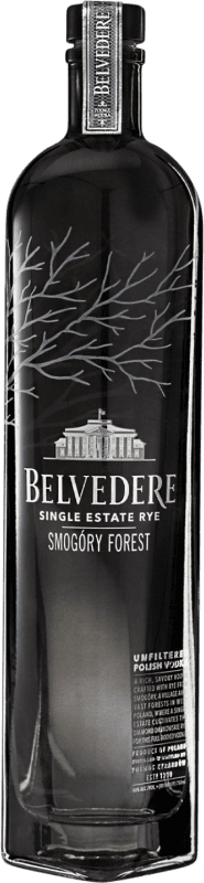 64,95 € Бесплатная доставка | Водка Belvedere Diamond Single Estate Rye Smogóry Forest Польша бутылка 70 cl