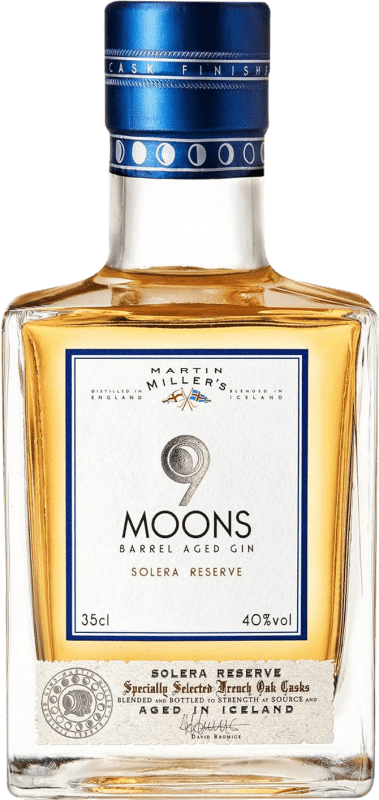 62,95 € Бесплатная доставка | Джин Martin Miller's 9 Moons Gin Объединенное Королевство треть литровая бутылка 35 cl