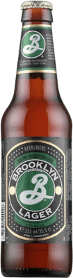 51,95 € 送料無料 | 24個入りボックス ビール Brooklyn Lager アメリカ 1/3ボトル 33 cl