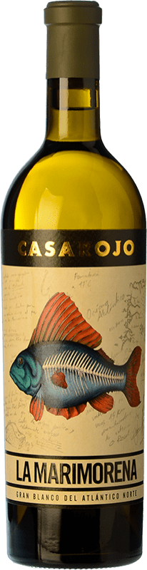 24,95 € Free Shipping | White Wine Casa Rojo La Marimorena Sobre Lías — On the Lees D.O. Rías Baixas Galicia Spain Albariño — Albarinho 75 cl