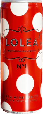 75,95 € Free Shipping | 24 units box Vermouth Lolea Nº 1 Tinto Small Bottle 20 cl