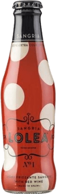 8,95 € Envío gratis | Caja de 4 unidades Sangría Limonada Lolea Nº 1 Red Frizzante España Botellín 20 cl