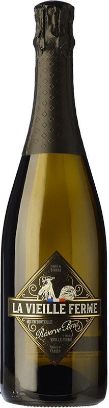 17,95 € Envío gratis | Espumoso blanco La Vieille Ferme Sparkling Brut I.G.P. Vin de Pays d'Oc Francia Chardonnay Botella 75 cl